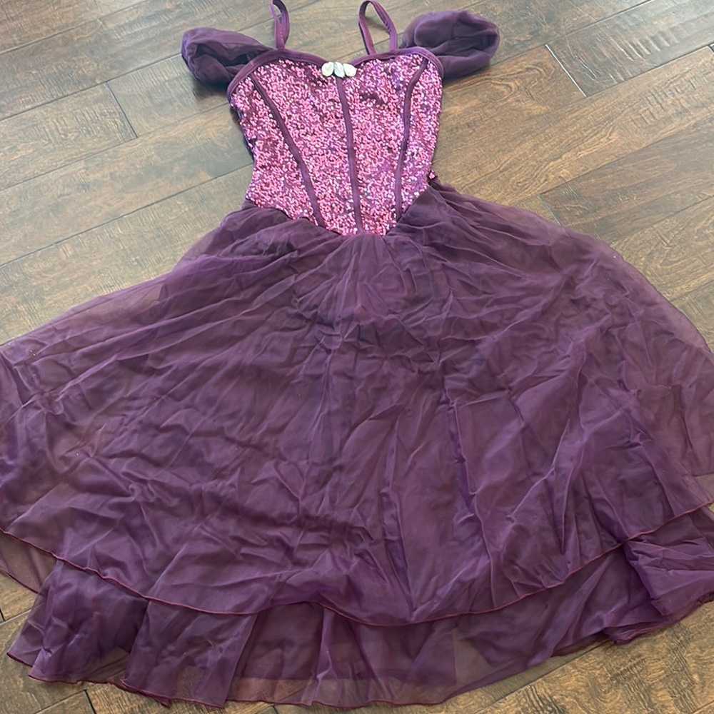 Purple Kids Costume Dress